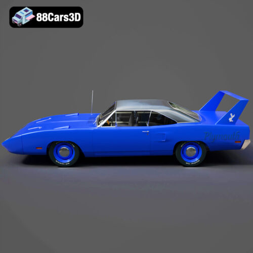 Plymouth Roadrunner Superbird 1970 3D Model