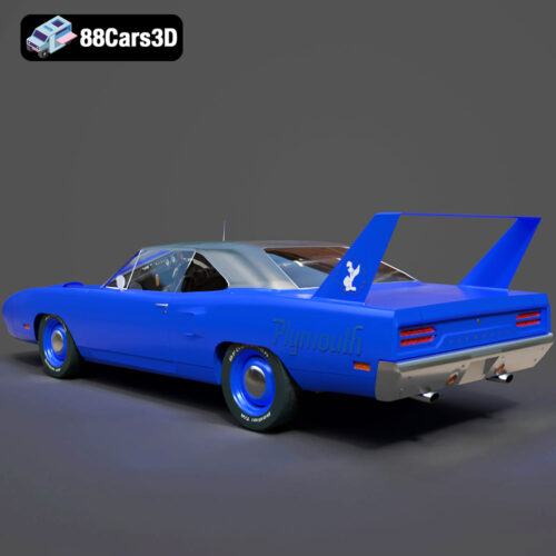 Plymouth Roadrunner Superbird 1970 3D Model