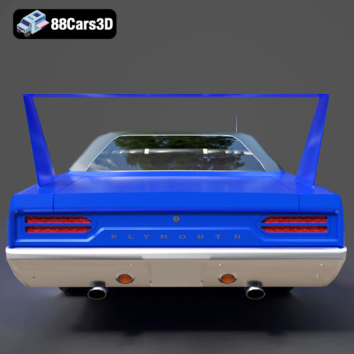 Plymouth Roadrunner Superbird 1970 3D Model