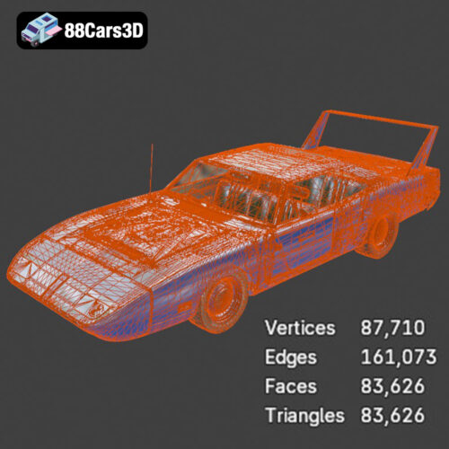 Plymouth Roadrunner Superbird 1970 3D Model
