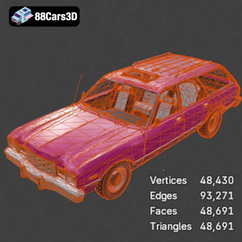 Plymouth Volare 1978 3D Model