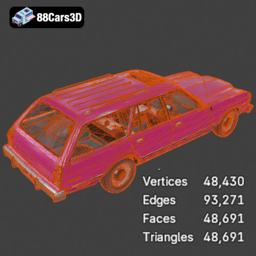 Plymouth Volare 1978 3D Model