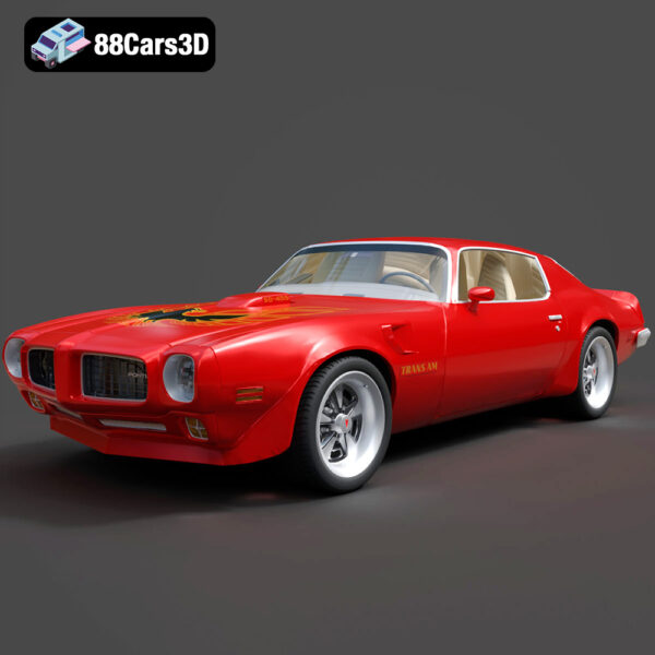 Pontiac Firebird Trans Am SD-455 3D Model