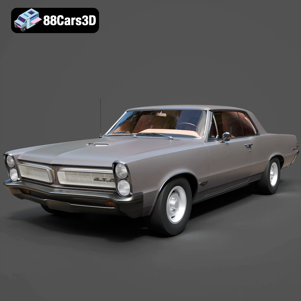Pontiac GTO 1965 3D Model