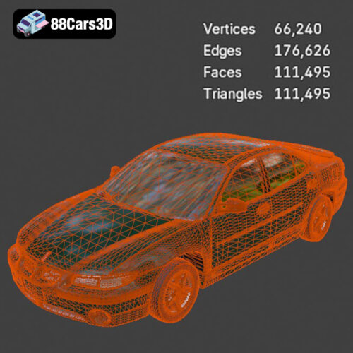 Pontiac Grand Prix GT-001 3D Model