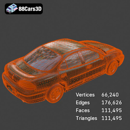 Pontiac Grand Prix GT-001 3D Model