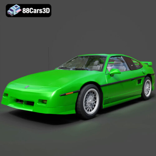 Pontiac Fiero GT 1987 3D Model