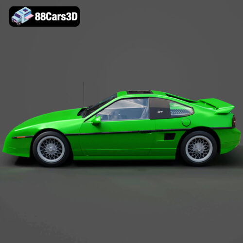 Pontiac Fiero GT 1987 3D Model