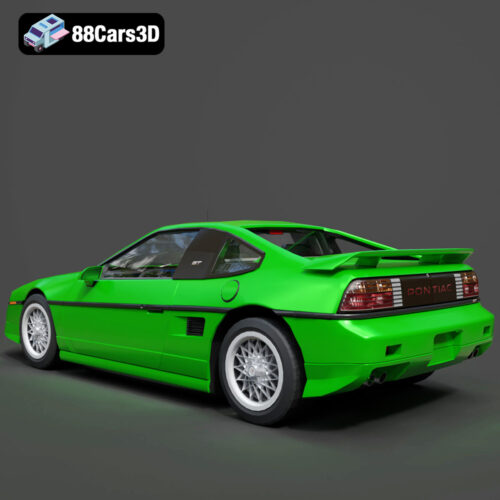 Pontiac Fiero GT 1987 3D Model