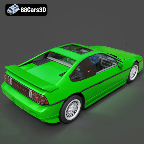 Pontiac Fiero GT 1987 3D Model
