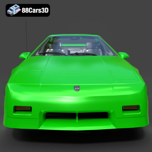 Pontiac Fiero GT 1987 3D Model