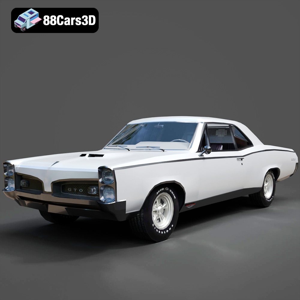 Pontiac GTO 1967 3D Model