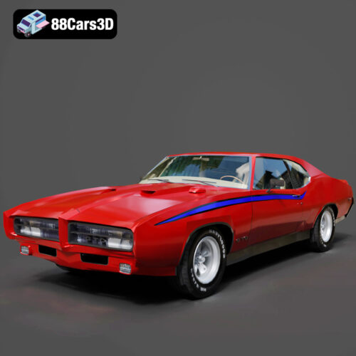 Pontiac GTO The Judge 1969 3D Model