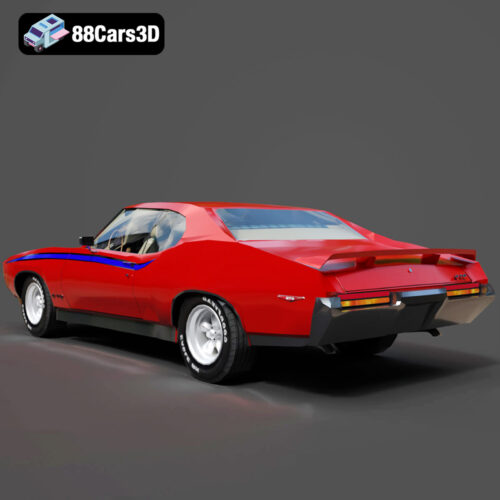 Pontiac GTO The Judge 1969 3D Model