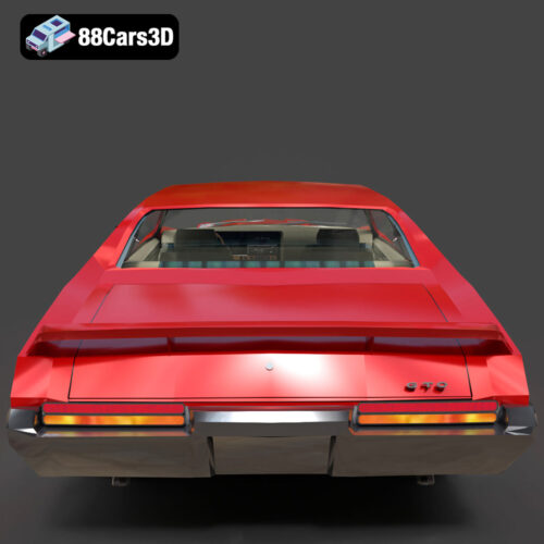 Pontiac GTO The Judge 1969 3D Model