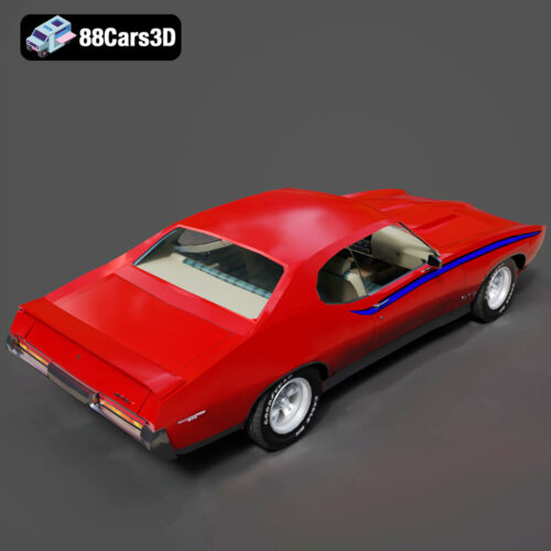 Pontiac GTO The Judge 1969 3D Model