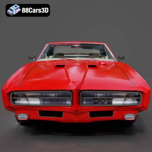 Pontiac GTO The Judge 1969 3D Model