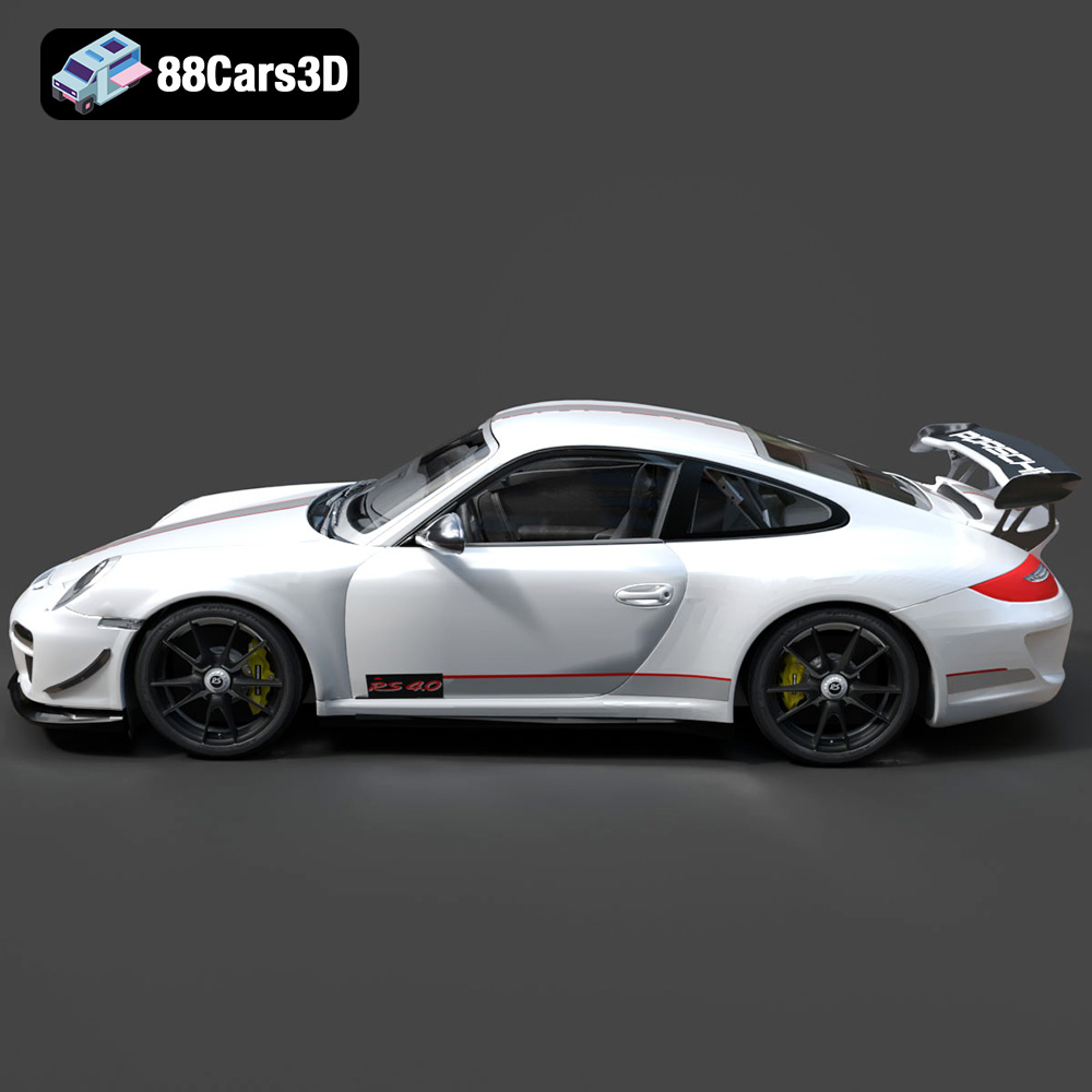 Porsche 911 997 GT3 RS 4.0 2011 3D Model
