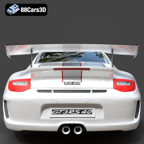 Porsche 911 997 GT3 RS 4.0 2011 3D Model