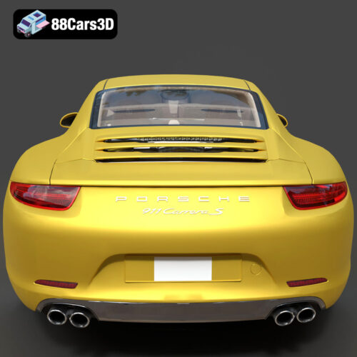 Porsche 911 Carrera S 2012 3D Model