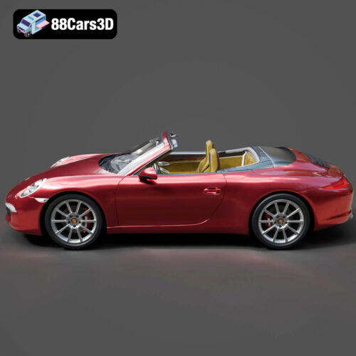 Porsche 911 Carrera S Cabriolet 2012 3D Model - Gallery Image 8 Porsche 911 Carrera S Cabriolet 2012 3D Model