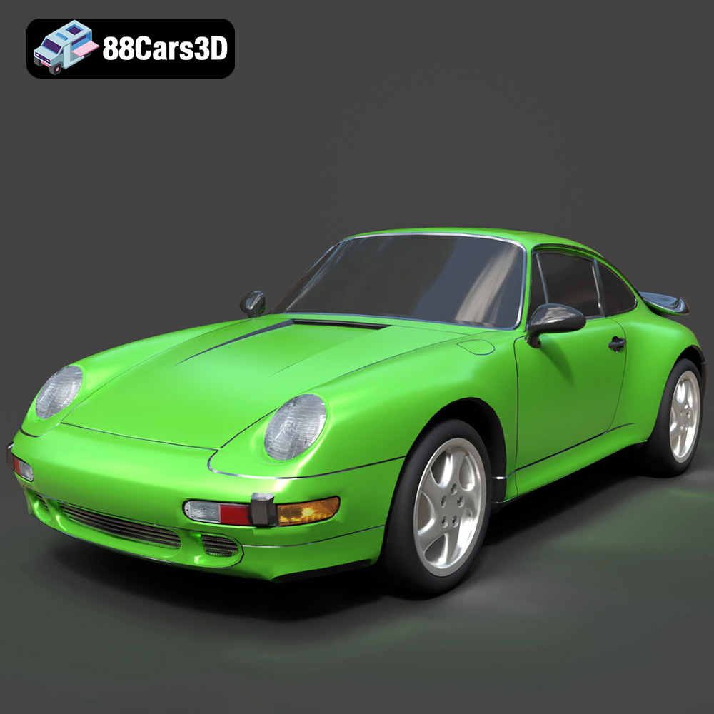 Porsche 911 Turbo (993) 3D Model