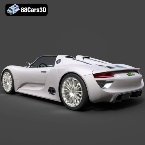 Porsche 918 Spyder 3D Model