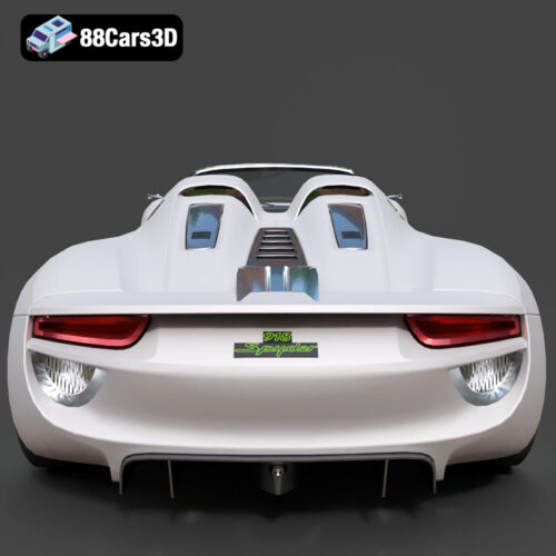 Porsche 918 Spyder 3D Model