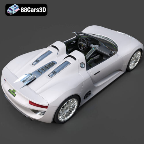 Porsche 918 Spyder 3D Model