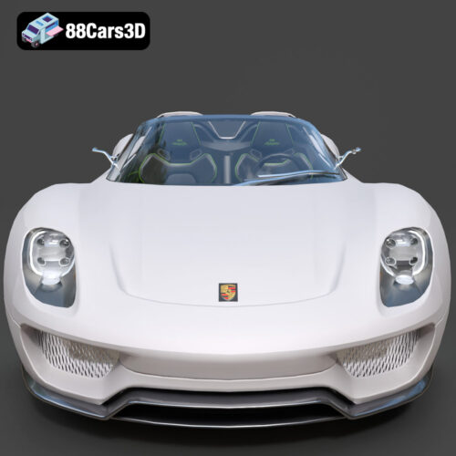 Porsche 918 Spyder 3D Model