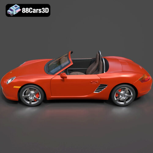 Porsche Boxster 2009 3D Model - Gallery Image 8 Porsche Boxster 2009 3D Model