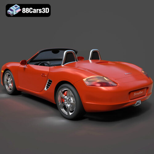 Porsche Boxster 2009 3D Model - Gallery Image 7 Porsche Boxster 2009 3D Model
