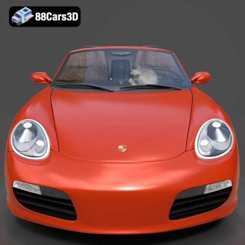 Porsche Boxster 2009 3D Model - Gallery Image 4 Porsche Boxster 2009 3D Model