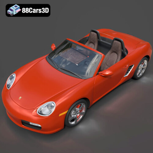 Porsche Boxster 2009 3D Model - Gallery Image 3 Porsche Boxster 2009 3D Model