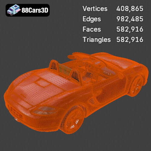 Porsche Boxster 2009 3D Model - Gallery Image 1 Porsche Boxster 2009 3D Model