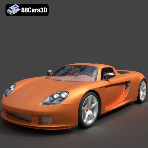 Porsche Carrera GT 2004 3D Model - Main Image Porsche Carrera GT 2004 3D Model