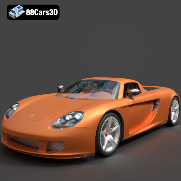 Porsche Carrera GT 2004 3D Model