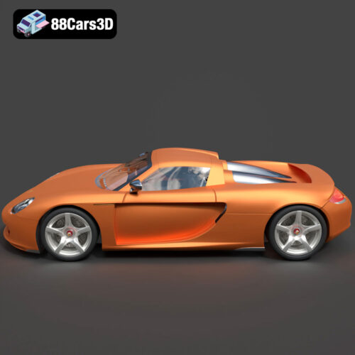 Porsche Carrera GT 2004 3D Model - Gallery Image 8 Porsche Carrera GT 2004 3D Model