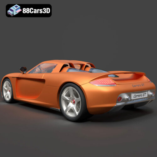 Porsche Carrera GT 2004 3D Model - Gallery Image 7 Porsche Carrera GT 2004 3D Model
