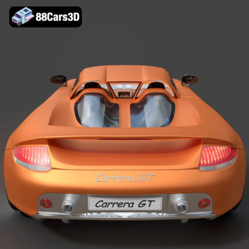 Porsche Carrera GT 2004 3D Model - Gallery Image 6 Porsche Carrera GT 2004 3D Model
