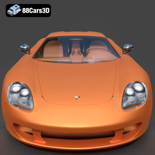 Porsche Carrera GT 2004 3D Model - Gallery Image 4 Porsche Carrera GT 2004 3D Model
