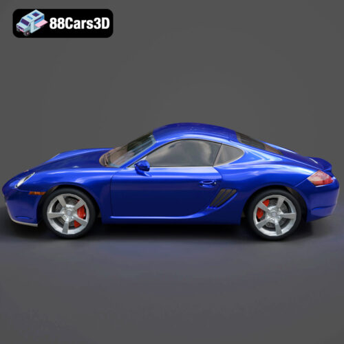 Porsche Cayman S-009 3D Model