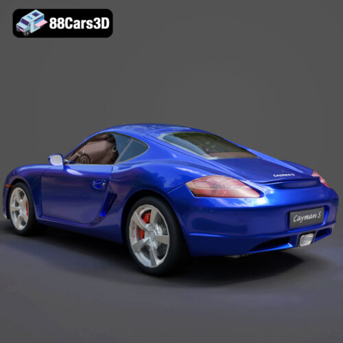 Porsche Cayman S-009 3D Model