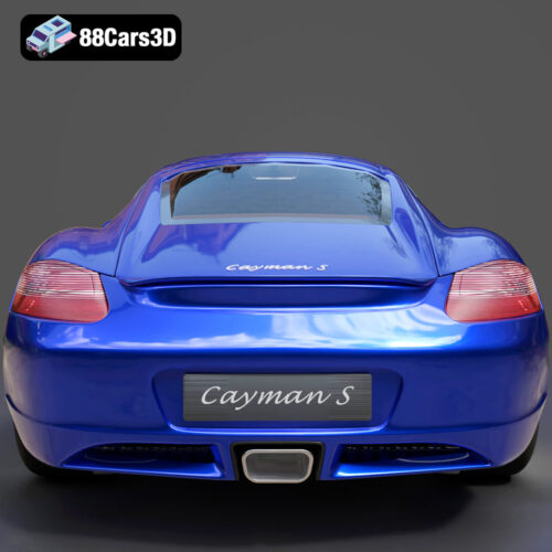 Porsche Cayman S-009 3D Model
