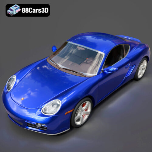 Porsche Cayman S-009 3D Model
