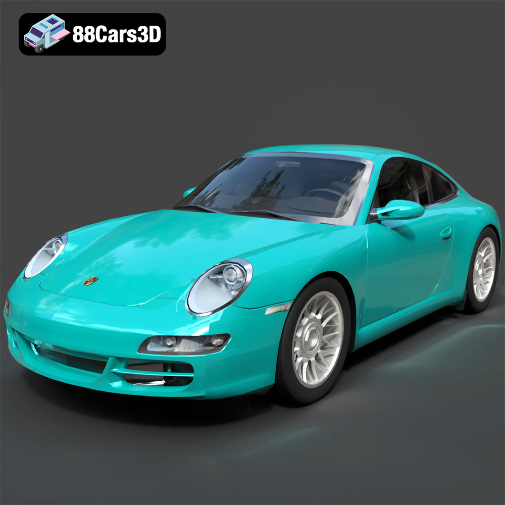 Porsche 911 Carrera S 2005 3D Model