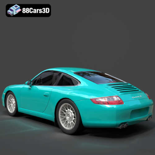 Porsche 911 Carrera S 2005 3D Model - Gallery Image 6 Porsche 911 Carrera S 2005 3D Model
