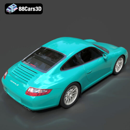 Porsche 911 Carrera S 2005 3D Model - Gallery Image 5 Porsche 911 Carrera S 2005 3D Model