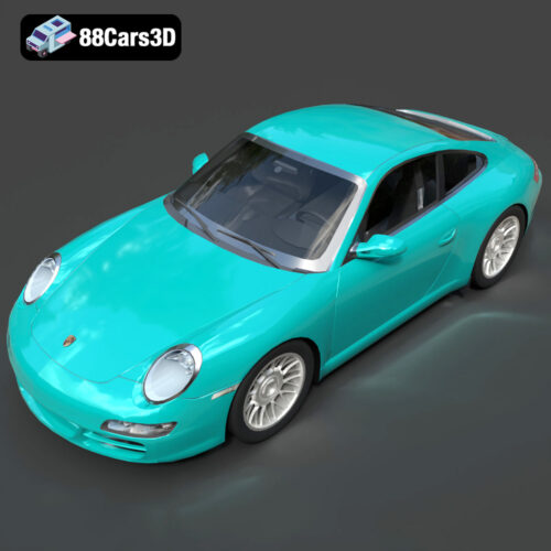 Porsche 911 Carrera S 2005 3D Model - Gallery Image 3 Porsche 911 Carrera S 2005 3D Model