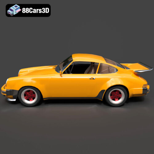 Porsche 911 Turbo 930 3D Model